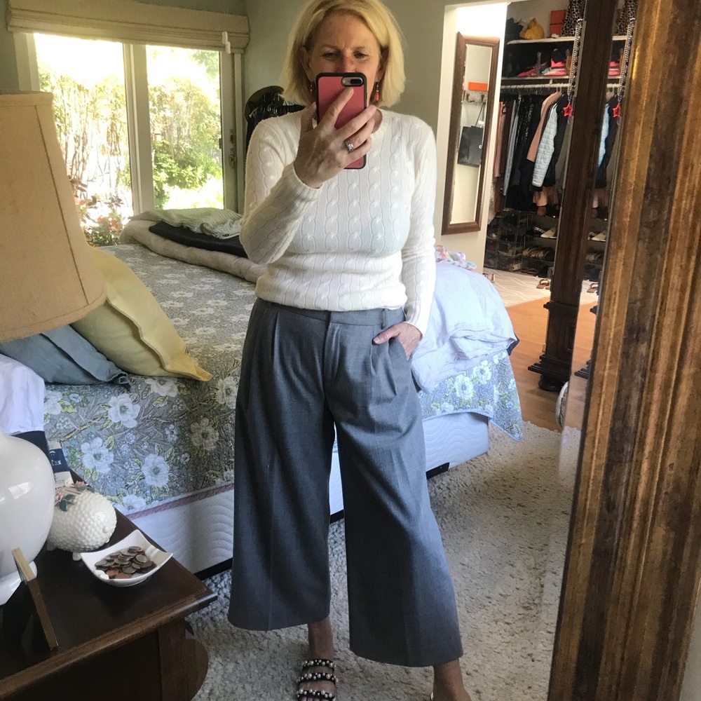 J. Crew wool and polyester lined cropped pant - Picture 2 of 6